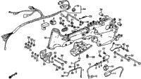 Frame + Wire Harness 84-85