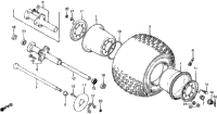 Front Wheel + Front Brake Disk 81-82