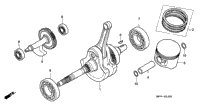 Piston + Rings + Crankshaft +