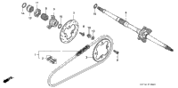 Rear Axle + Drive Chain