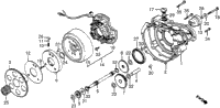 Left Crankcase Cover + Alternator