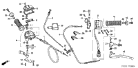 Handle Levers + Switches + Cables (Trx500fa'01-'04/Fga'04)