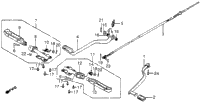 Footpeg + Brake Pedal + Gearshift Pedal