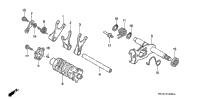 Shift Drum + Shift Fork ('99-'04)