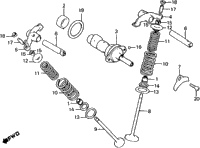 Camshaft + Valve