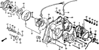Left Crankcase Cover + Alternator + Sub-Transmission Cover
