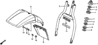 Front Fender + Front Fork 83-85