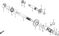 KICK STARTER SPINDLE