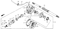 Final Gear + Rear Wheel Axle