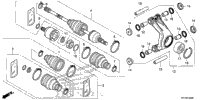 Rear Knuckle + Rear Driveshaft