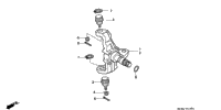 Trx300 Knuckle (Trx300) ('93-'95) 93-95