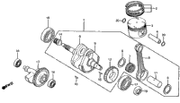 Crankshaft + Piston Piston