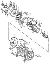 BRAKE / REAR HUB
