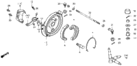 Front Brake Panel + Tie Rod