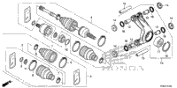 Rear Knuckle + Rear Drive Shaft