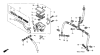 Trx300fwfront Brake Master Cylinder 92