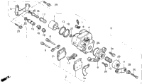 REAR BRAKE CALIPER