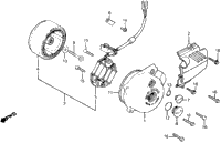 LEFT CRANKCASE COVER / ALTERNATOR
