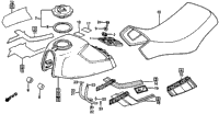Fuel Tank + Seat 83-85