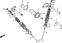 Camshaft + Valve