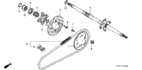 Rear Axle + Drive Chain