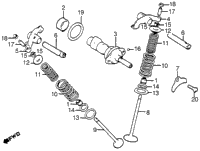 Camshaft + Valve