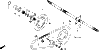 Rear Wheel Axle