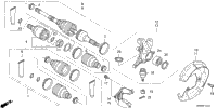 Front Knuckle@Front Drive Shaft