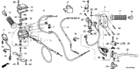 Handle Lever + Switch + Cable