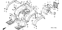 Rear Fender (Trx350te/Fe)