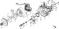 Left Crankcase Cover + Alternator