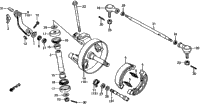 Front Brake Panel + Tie Rod