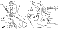 Handle Lever + Switch + Cable