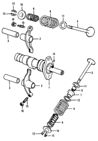 Camshaft + Valve