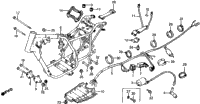 Atc185s Frame + Wire Harness 81-83