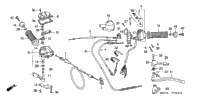 Handle Levers + Switches + Cables