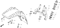 Front Fender + Steering Stem
