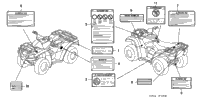 Labels (Trx500fa/Fga'05)