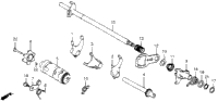 Gearshift Drum + Gearshift Fork