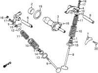 Camshaft + Valve