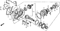 Side Gear Case + Gross Shaft