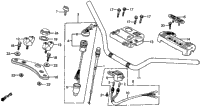 Handlebar + Top Bridge + Key Set
