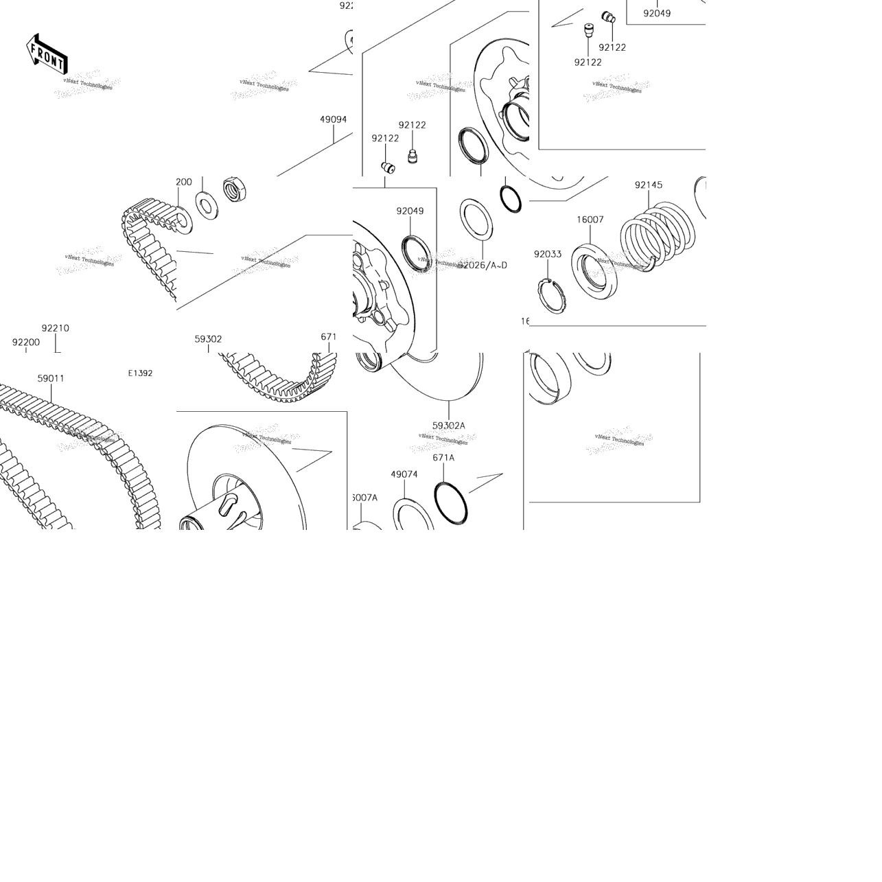 Driven Converter/Drive Belt