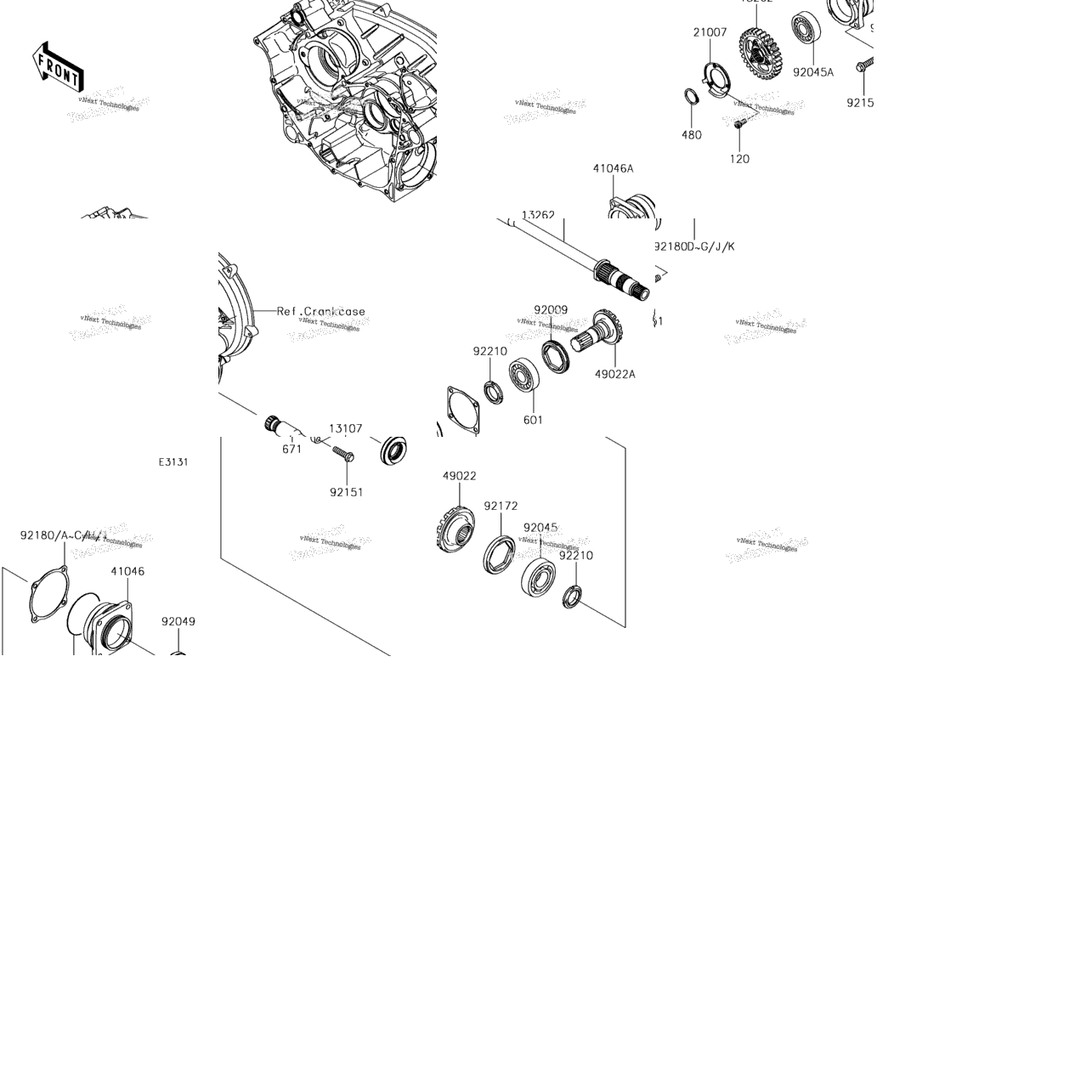 Front Bevel Gear