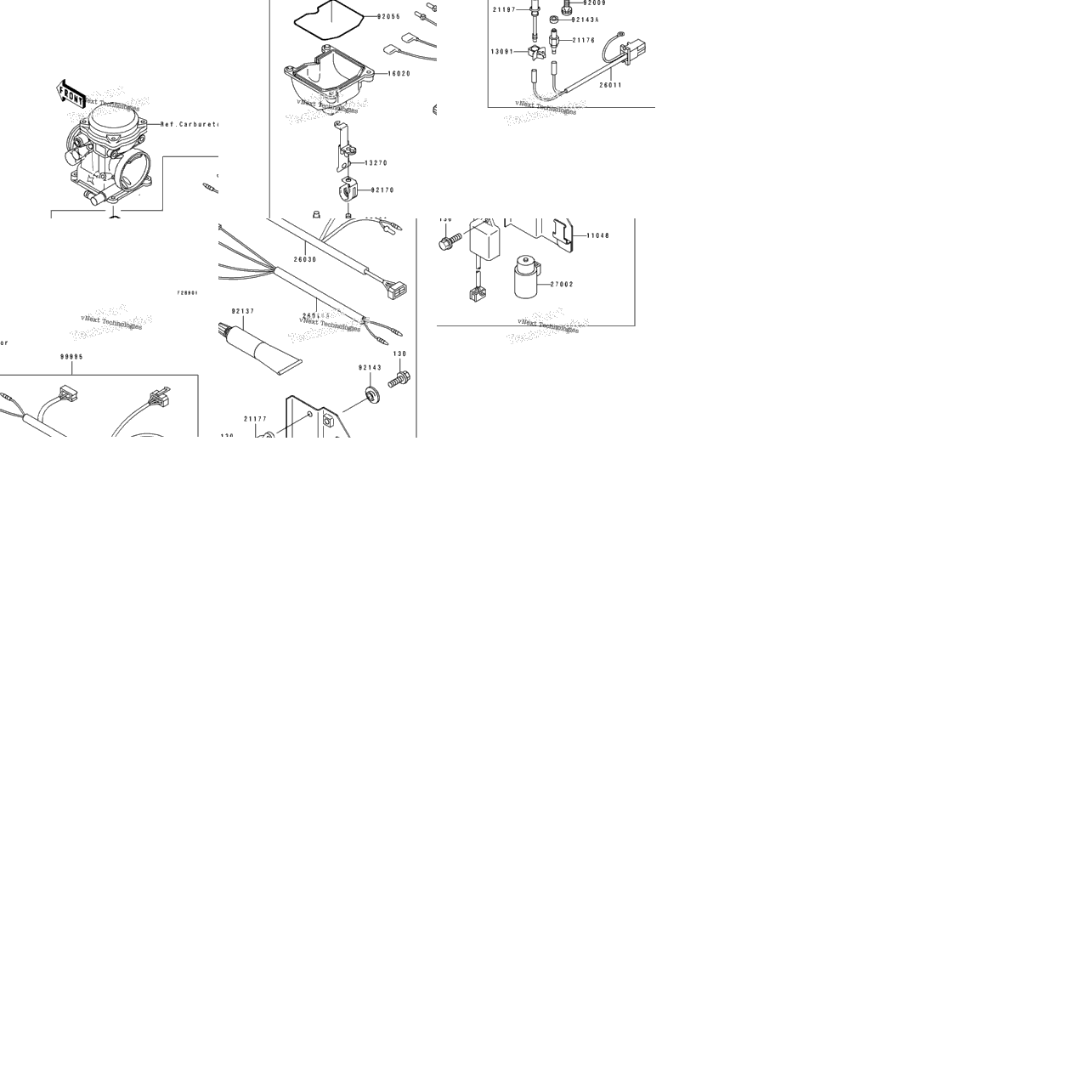 Optional Parts (Carburetor)(Klf400-B1/B2)