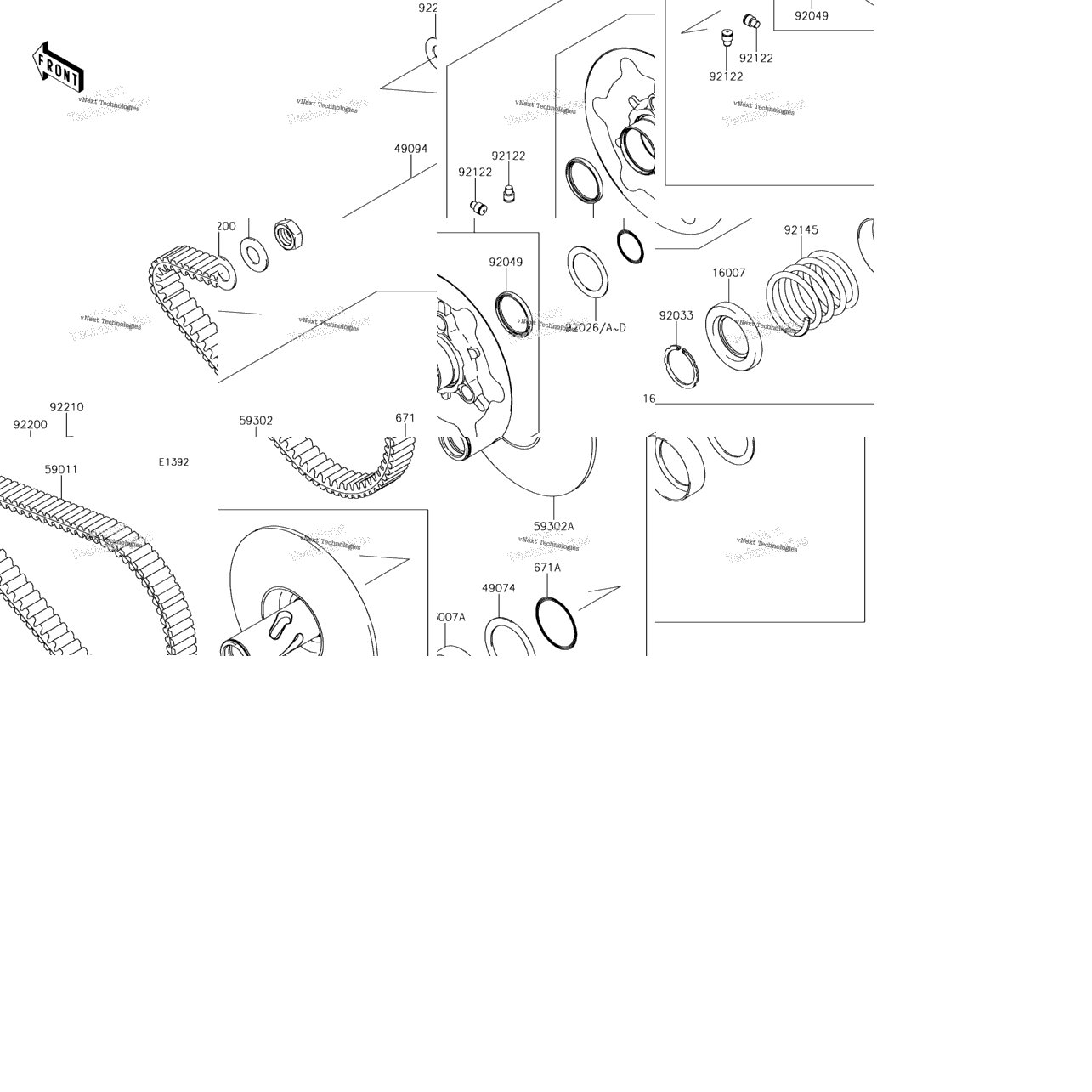 Driven Converter/Drive Belt