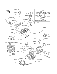 Cylinder Head (Vf750de095937-)