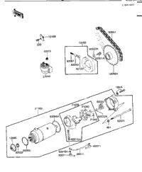 Starter Motor Starter Clutch ('84-'85 C2