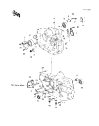 Crankcase ('83 Klt200-C1)