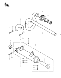 Muffler ('83 Klt200-C1)